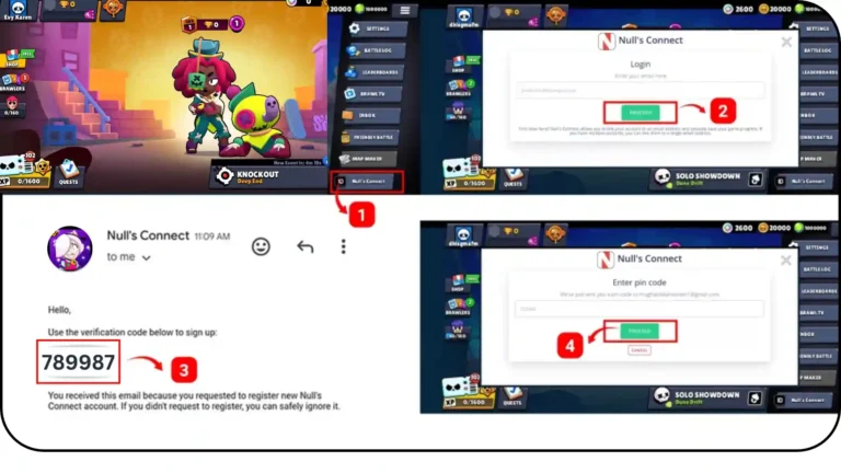 Nulls Brawl v61.249 35 Processo de conexão de nulls