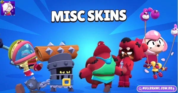 Nulls Brawl Sirius Najia Atualização: Novo Troféus Sistema 6 Novas Skins